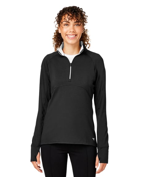 Front view of Women's Gamer Golf Quarter-Zip Pullover