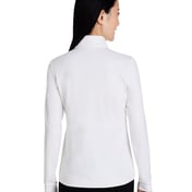Back view of Women’s Cloudspun Rockaway Quarter-Zip Pullover