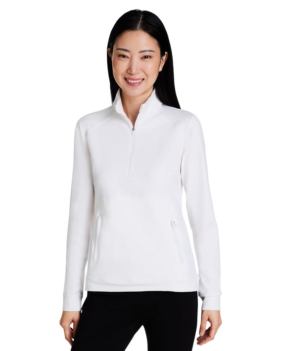 Front view of Women’s Cloudspun Rockaway Quarter-Zip Pullover