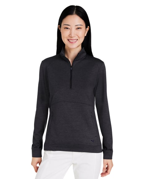 Front view of Women's Cloudspun Rockaway Quarter-Zip Pullover