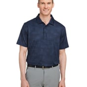 Front view of Volition Camo Cover Polo