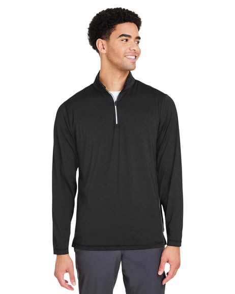 Front view of You-V Quarter-Zip Pullover