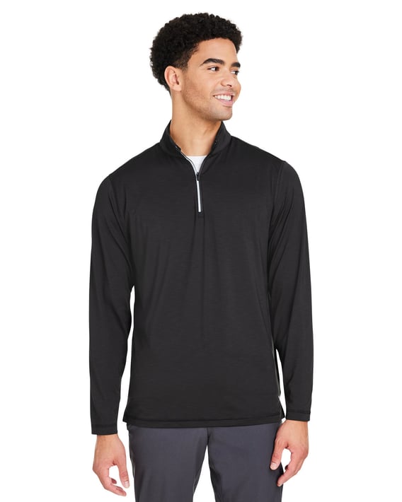 Front view of You-V Quarter-Zip Pullover