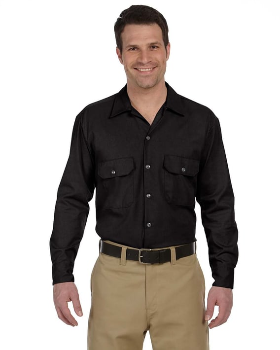 Front view of Long-Sleeve Work Shirt