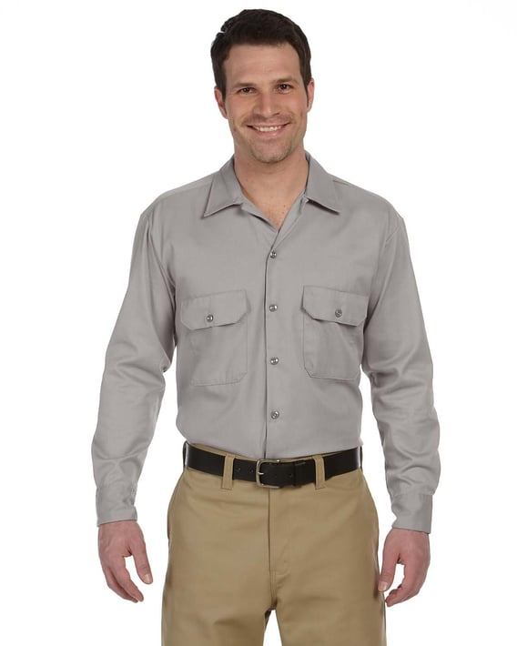 Front view of Long-Sleeve Work Shirt