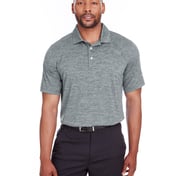 Front view of Icon Heather Polo