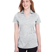 Front view of Women’s Icon Heather Polo