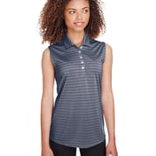 Front view of Women’s Rotation Stripe Sleeveless Polo