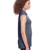 Side view of Women’s Rotation Stripe Sleeveless Polo