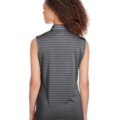 Back view of Women’s Rotation Stripe Sleeveless Polo