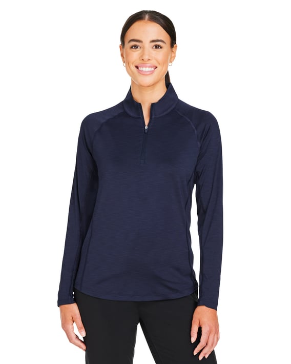 Front view of Women’s You-V Quarter Zip Pullover