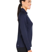 Side view of Women’s You-V Quarter Zip Pullover
