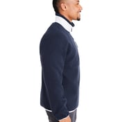 Side view of Fleece Quarter Zip Pullover