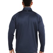Back view of Waffle Fleece Quarter-Zip Pullover