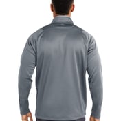 Back view of Waffle Fleece Quarter-Zip Pullover