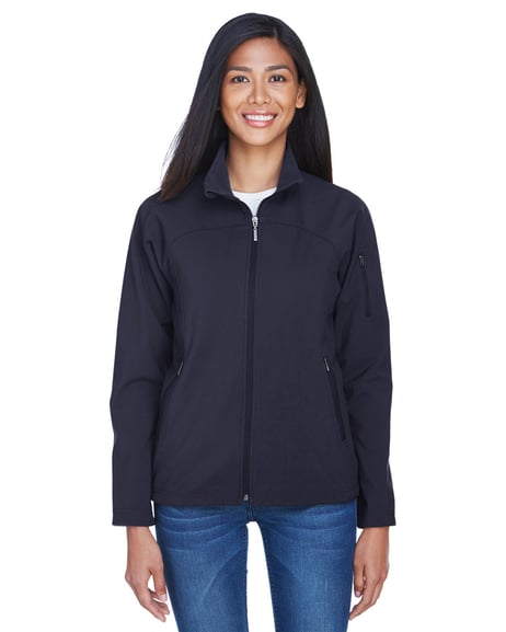Front view of Women's 3-layer Fleece Performance Soft Shell Jacket