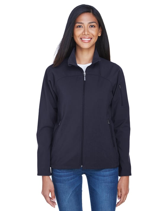 Front view of Women’s 3-layer Fleece Performance Soft Shell Jacket
