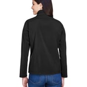 Back view of Women’s Cruise Two-Layer Fleece Bonded Soft Shell Jacket