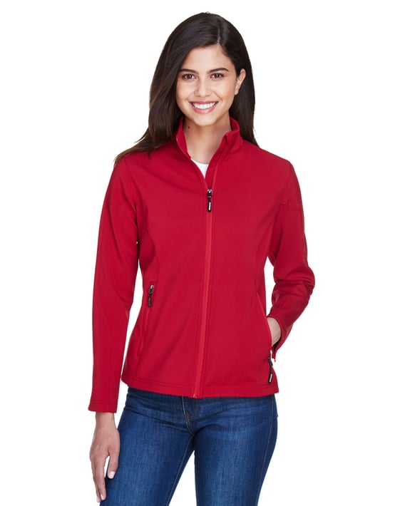 Front view of Women’s Cruise Two-Layer Fleece Bonded Soft Shell Jacket