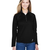 Front view of Women’s Radar Quarter-Zip Pullover Performance Top