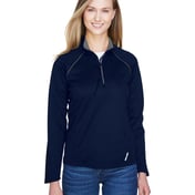 Front view of Women’s Radar Quarter-Zip Pullover Performance Top