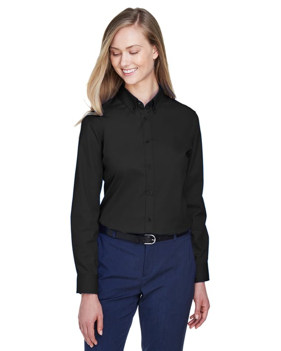 Front view of Women’s Operate Twill Shirt