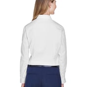 Back view of Women’s Operate Twill Shirt