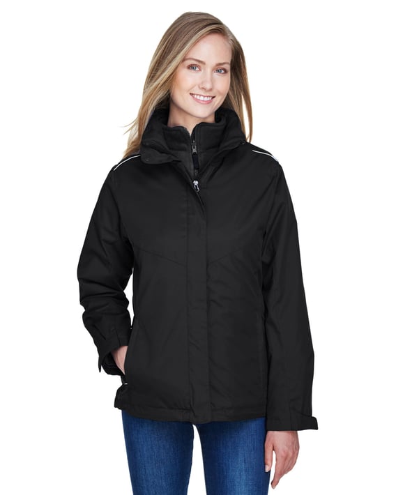 Front view of Women’s 3-in-1 Jacket With Fleece Liner