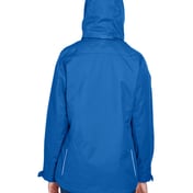 Back view of Women’s 3-in-1 Jacket With Fleece Liner