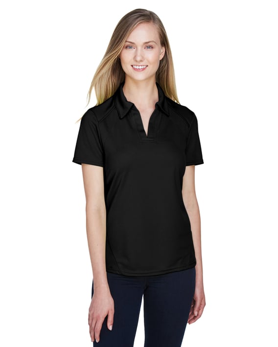 Front view of Women’s Recycled Polyester Performance Pique Polo