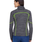 Back view of Women’s Flux Mélange Bonded Fleece Jacket