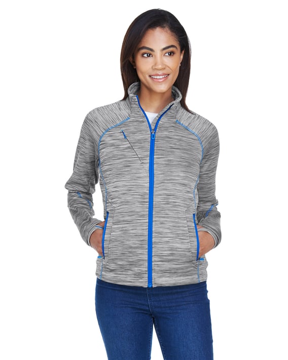 Front view of Women’s Flux Mélange Bonded Fleece Jacket