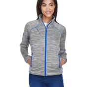 Front view of Women’s Flux Mélange Bonded Fleece Jacket