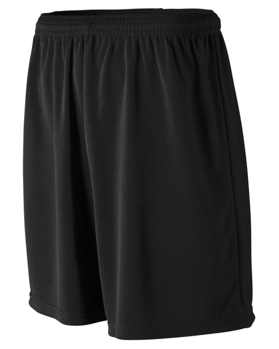 Front view of Youth Wicking Mesh Athletic Shorts