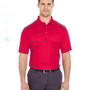 Front view of Cool & Dry Two-Tone Mesh Piquéé Polo