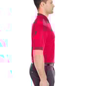 Side view of Cool & Dry Two-Tone Mesh Piquéé Polo