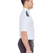 Side view of Cool & Dry Two-Tone Mesh Piquéé Polo