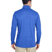 Back view of Cool & Dry Heathered Performance Quarter-Zip