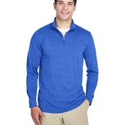 Front view of Cool & Dry Heathered Performance Quarter-Zip