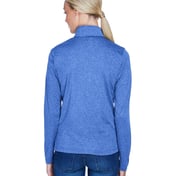 Back view of Women’s Cool & Dry Heathered Performance Quarter-Zip