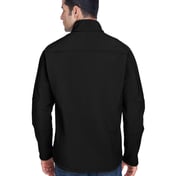 Back view of Three Layer Fleece Bonded Shell Technical Jacket