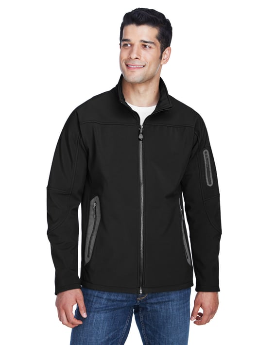 Front view of Three Layer Fleece Bonded Shell Technical Jacket