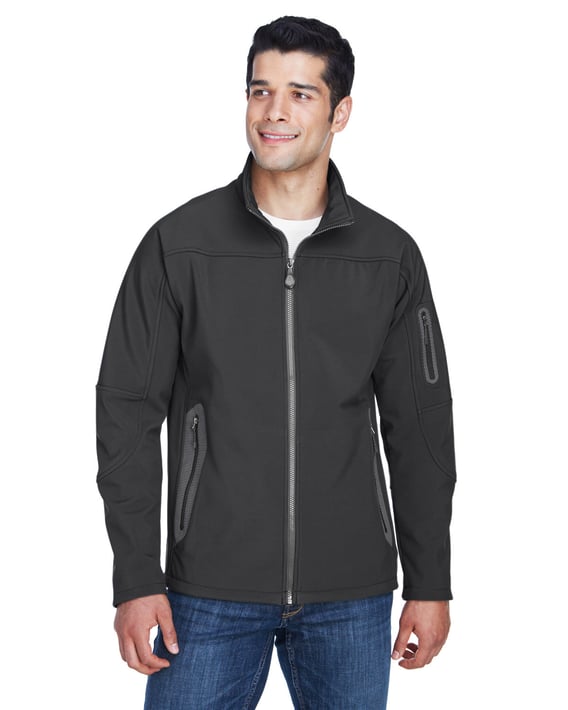 Front view of Three Layer Fleece Bonded Shell Technical Jacket