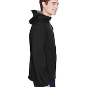 Side view of Glacier Insulated Three-Layer Fleece Soft Shell Hood Jacket