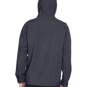 Back view of Glacier Insulated Three-Layer Fleece Soft Shell Hood Jacket