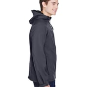 Side view of Glacier Insulated Three-Layer Fleece Soft Shell Hood Jacket