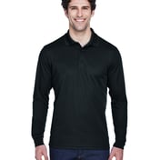 Front view of Pinnacle Performance Long Sleeve Piquéé Polo