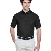 Front view of Optimum Short Sleeve Twill Dress Shirt