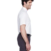 Side view of Optimum Short Sleeve Twill Dress Shirt