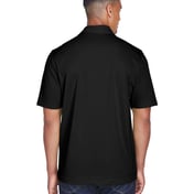 Back view of Recycled Polyester Performance Pique Polo